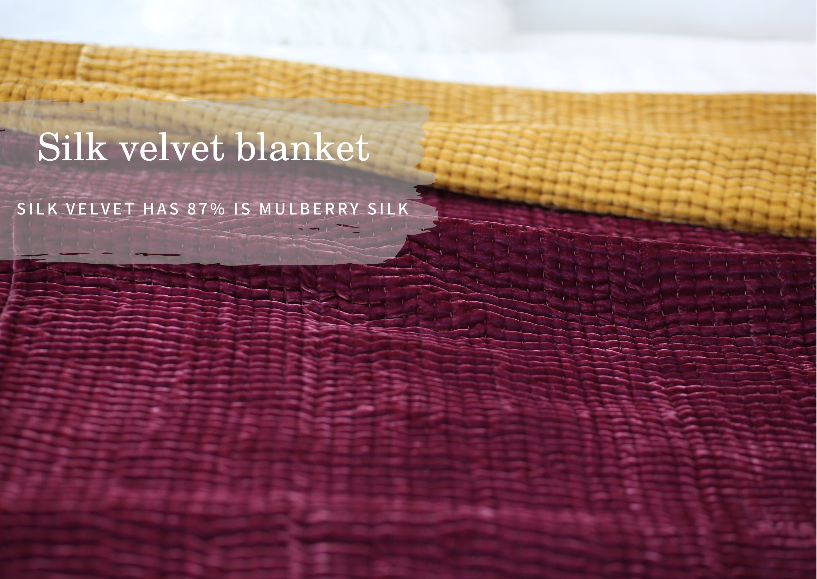 Customized Blanket Velvet Quilt for Bedroom Kantha Etsy