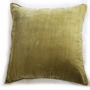 Mulberry Silk velvet pillowcase | Velvet throw pillow cover | Velvet Pillow cover with Invisible Zipper | Boho Decorative throw pillow cover