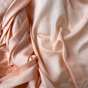 Soft Pink Mulberry Silk 30g fabric| | Pure Silk Handmade From Vietnam | Habotai Silk Fabric Making Dress | Natural Silk 12 MM Fabric