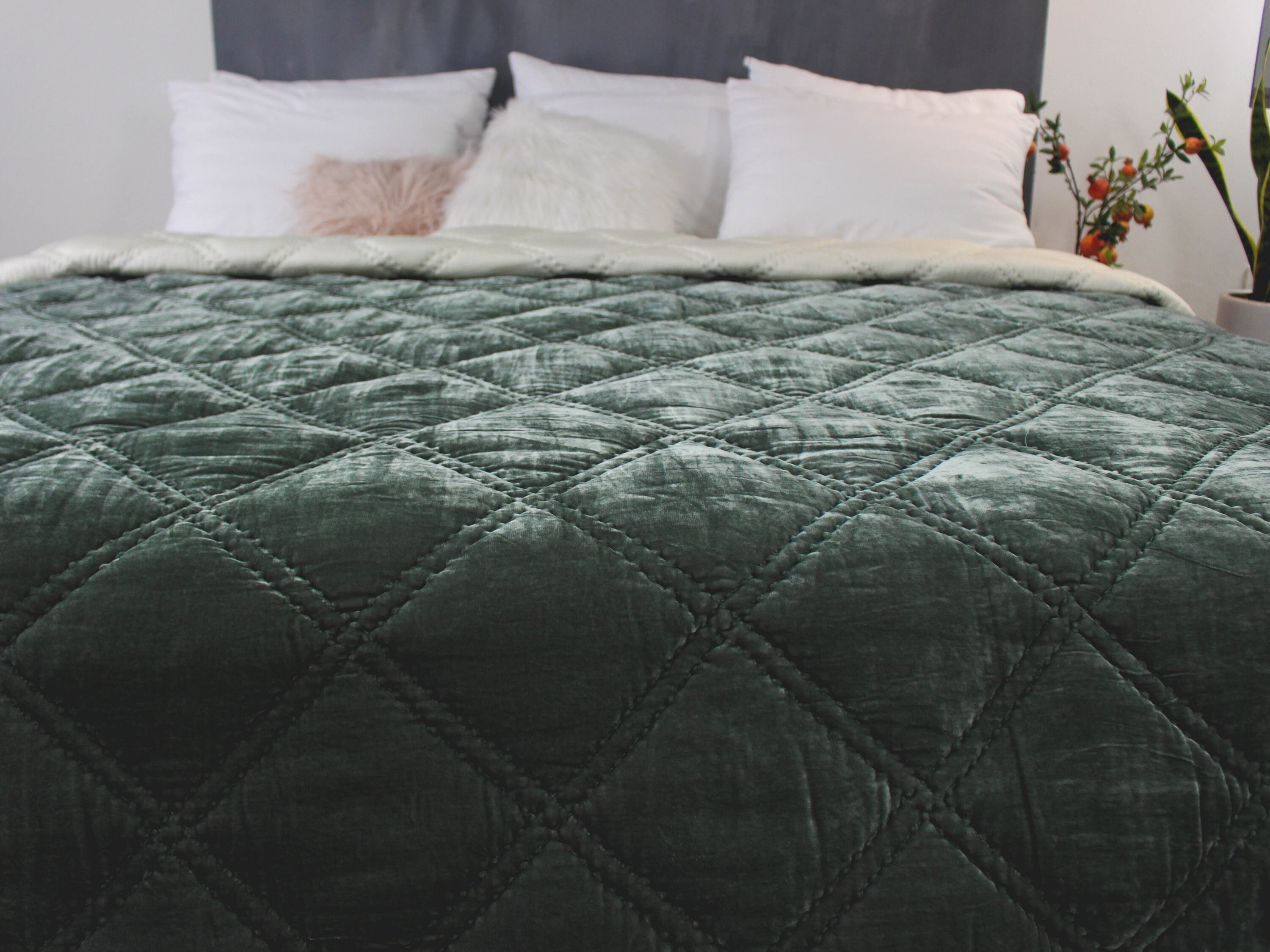 Handmade Bedding Set Velvet Throw Blanket Luxury Velvet Etsy