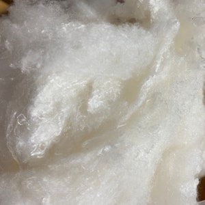 Unbleached White Throwster Silk: 100% Raw Mulberry Fabric