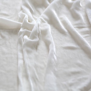 White Mulberry Silk Velvet Fabric: Couture Sewing Material
