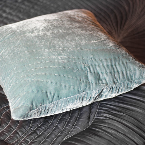 Quilted Pillow Case Etsy