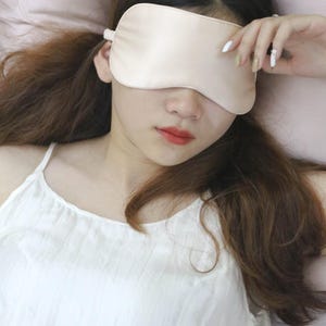 100% Pure Mulberry Silk Sleep Mask – Handmade Luxury for Deep & Restful Sleep