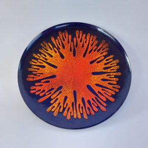 Enamel bowl Fischland plate 60s GDR vintage rare rarity