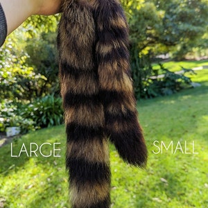 Raccoon Tail Keychain (brown or blonde)