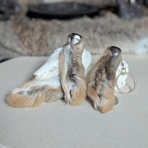 Rabbit Foot Keychain