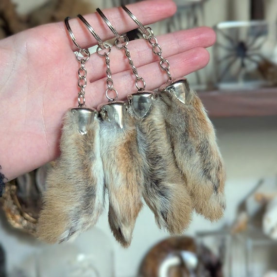 Buy Rabbit Foot Keychain Online in India - Etsy