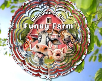 Farm Wind Spinner PNG - Bienvenido al divertido diseño de sublimación de granja - Descarga digital para uso personal o comercial