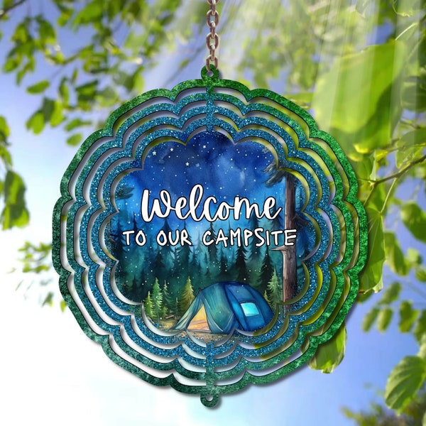 Camping Wind Spinner PNG - Bem-vindo aos nossos designs de sublimação de acampamento - Download digital imprimível para uso pessoal ou comercial