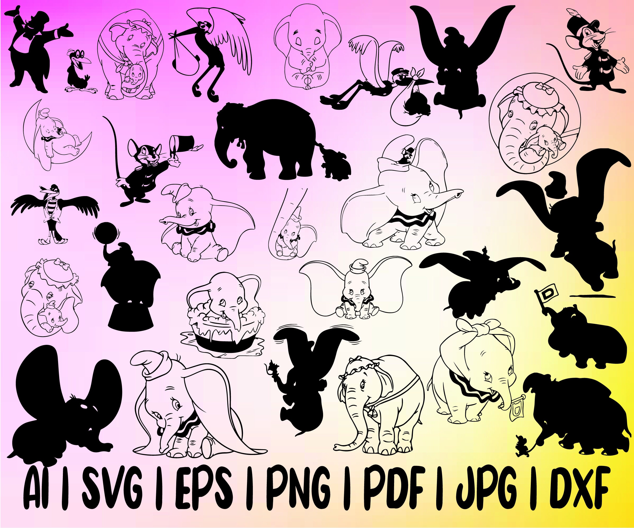 Jumba Lilo And Stitch 042 Svg Dxf Eps Pdf Png, Cricut, Cutti - Inspire  Uplift