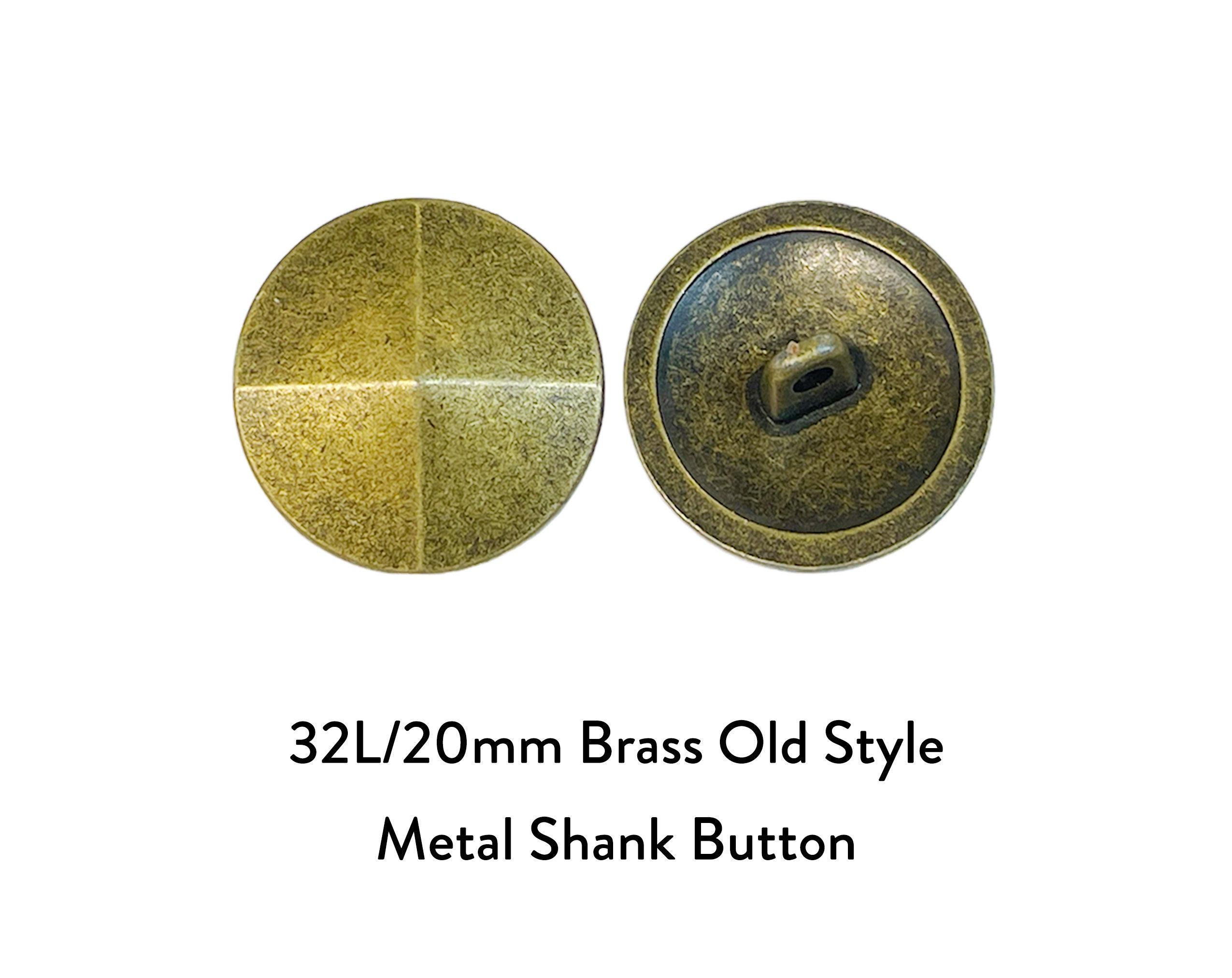 Plain Brass Buttons -  Canada