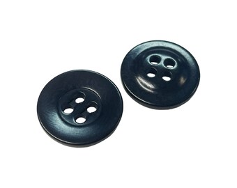 24L/15mm set 10pcs Botones Corozo Negro nuez de tagua Botones 100% sostenibles, tinte ecológico, Para Camisa Abrigo Blazer Vestido Tejer actualización
