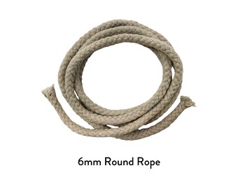 1-100 metros 6mm Natural Hecho a mano Tossa Zuri Incisivo Yute" Shibari / Kinbaku / Bondage Cuerda para tela de bolsa artesanal