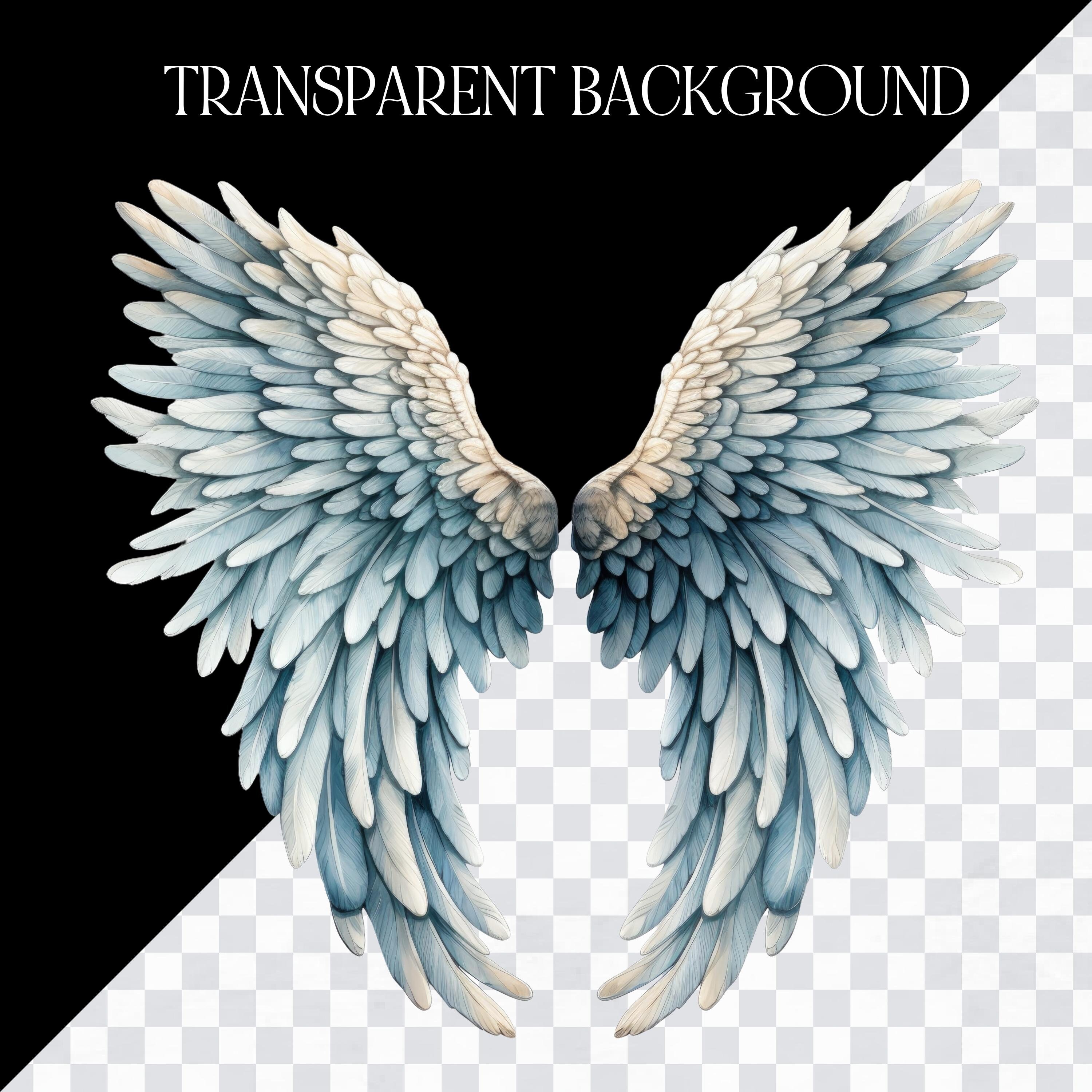 22 Angel Wings Clipart Bundle, Angel Wing Clipart, Angel Wing PNG ...
