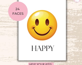 Emotion Flashcards, How Are You Feeling Activities, Social Emotion Preschool Displays, Feelings Flashcards for Emotional Regulation Download