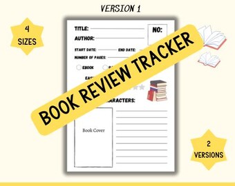 Reading Tracker– Book Journal- Planner Page– Reading Log– Daily Habit Tracker– Book Tracker–Track Books Read – Reading Log Chart Printable