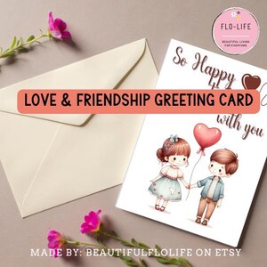Tarjeta de aniversario de "Te amo" para tu esposo - Impresión romántica - Tarjeta de cumpleaños imprimible - Linda tarjeta romántica - Descarga digital - Tarjeta en blanco