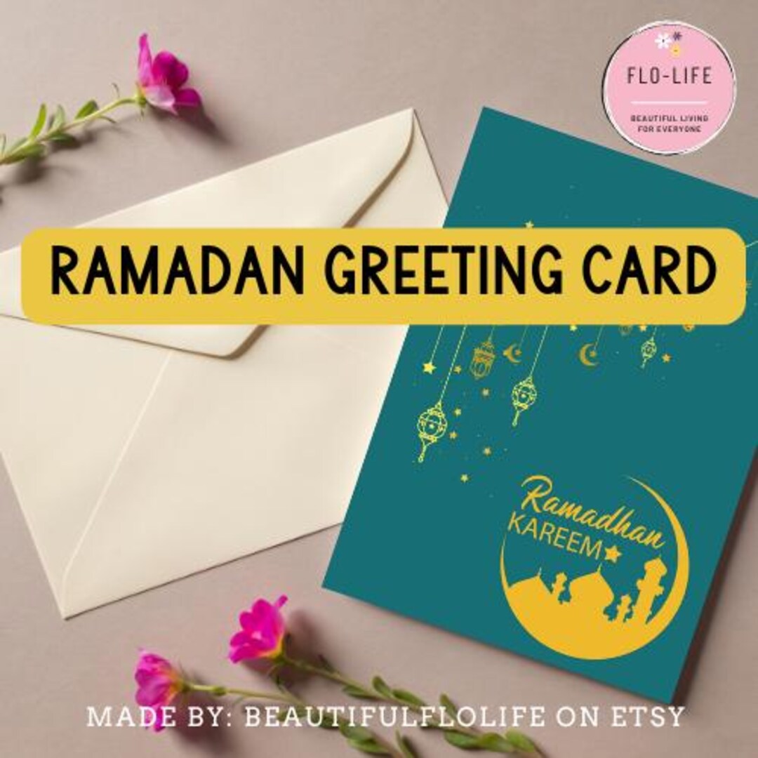 Muslim Card Nikkah Mubarak-printable Eid Card for Ramadan-islamic Gifts ...