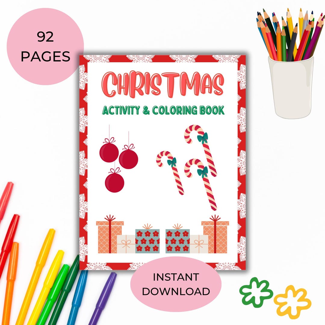 Printable Christmas Activity Worksheets for Children, Engaging Fun ...