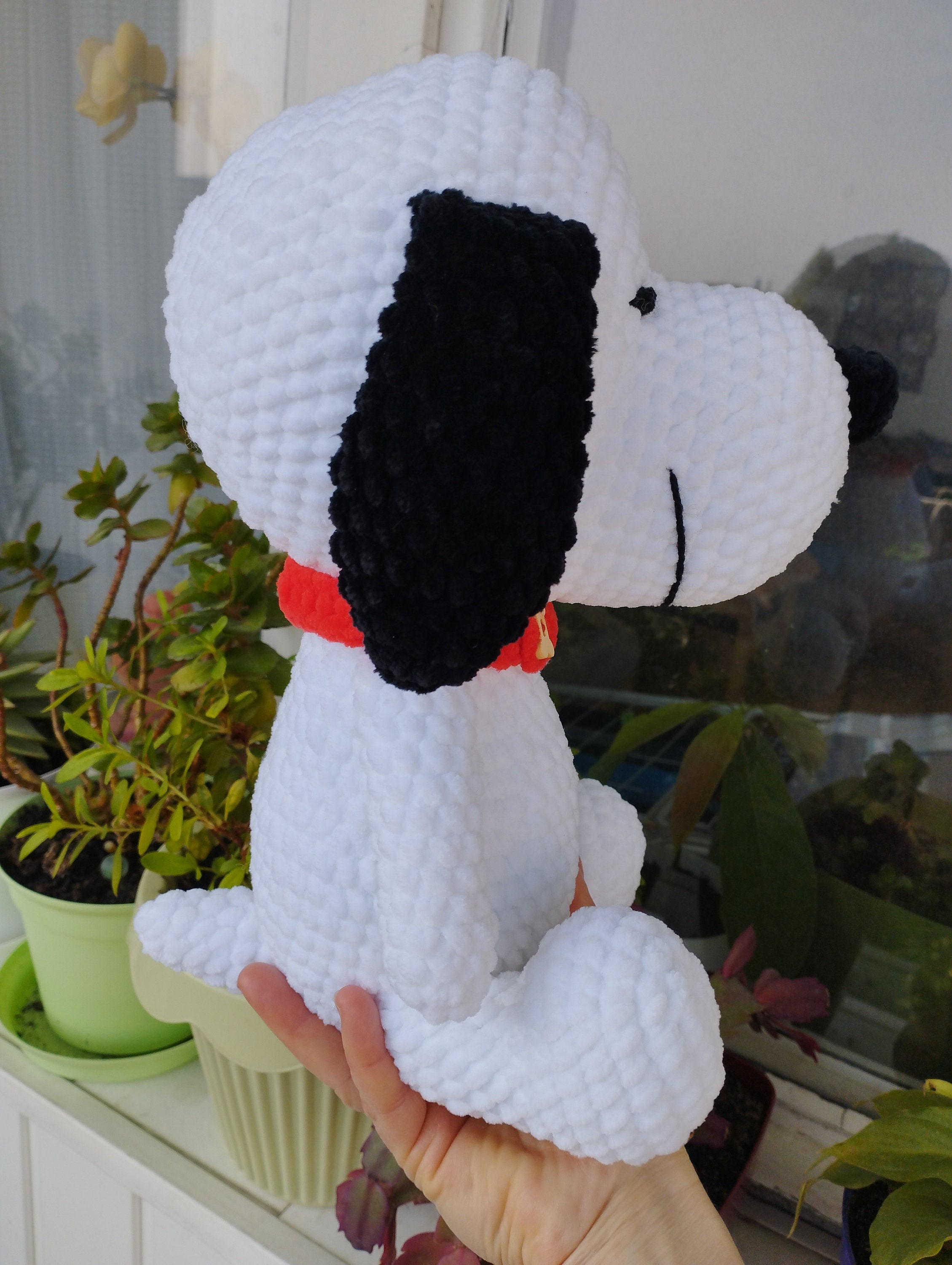 Crochet Snoopy, Crochet Plush Snoopy - Etsy