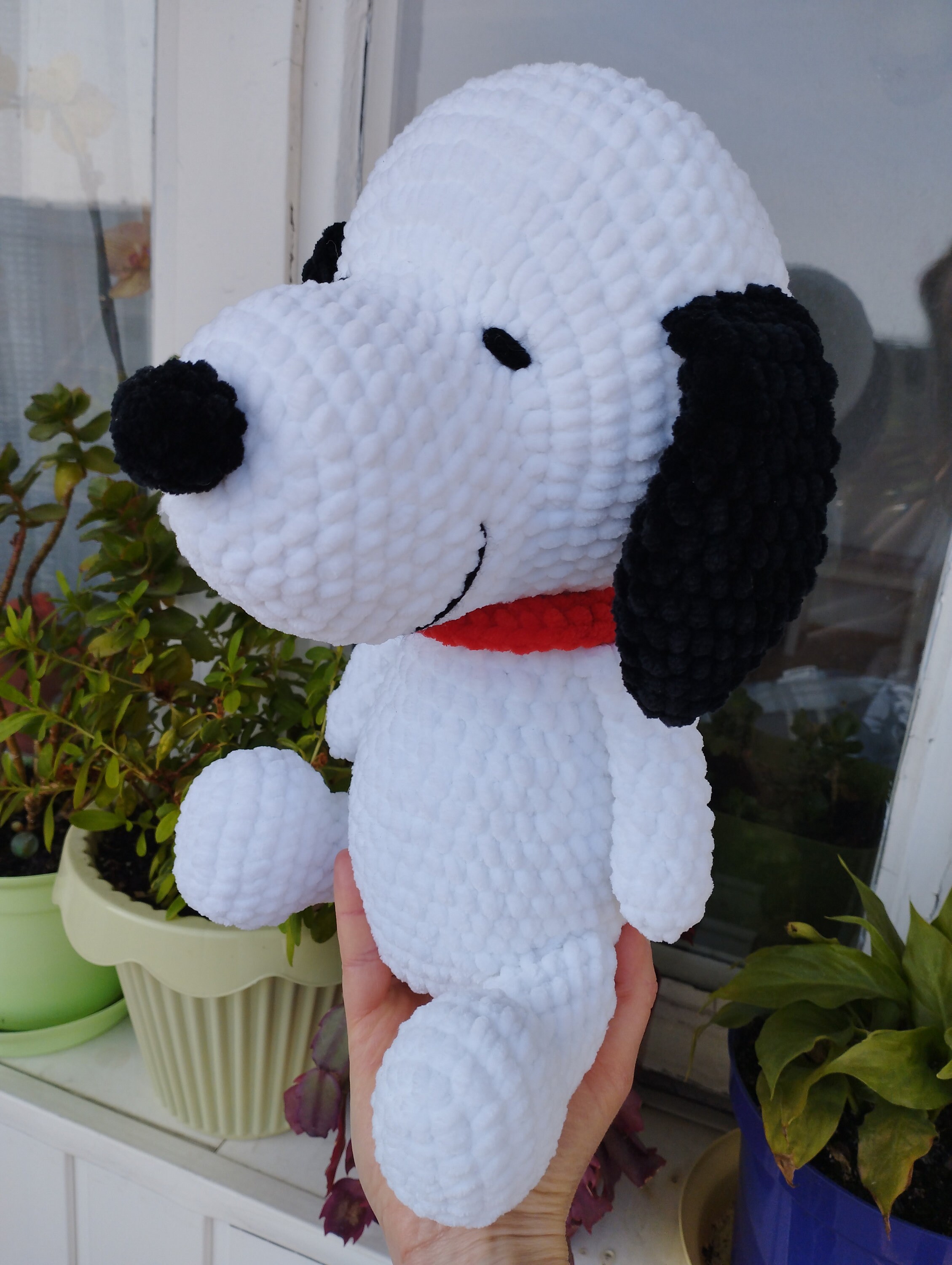 Crochet Snoopy, Crochet Plush Snoopy - Etsy