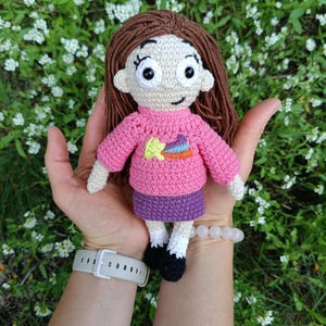 Mabel Amigurumi Crochet Pattern: Gravity Falls Doll (PDF Pattern)