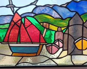 Panel de vidrieras - Casco antiguo de Hastings