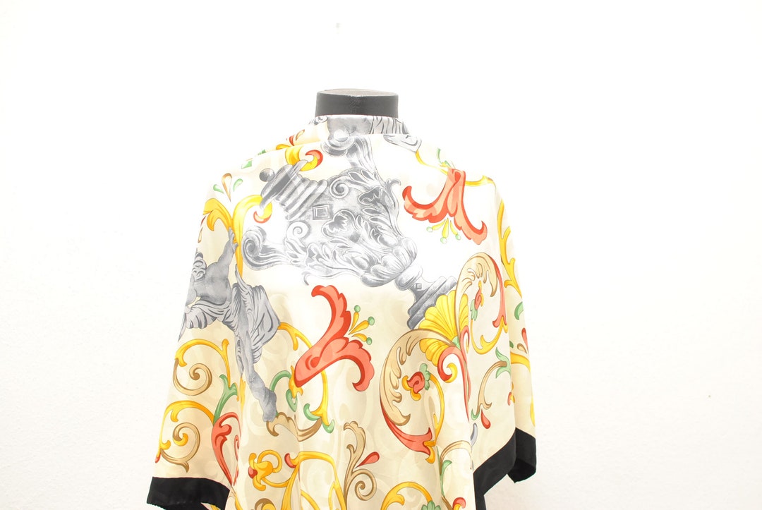 Écharpe En Soie Renato Balestra - Multicolore, Occasion, Accessoire De Luxe Femme