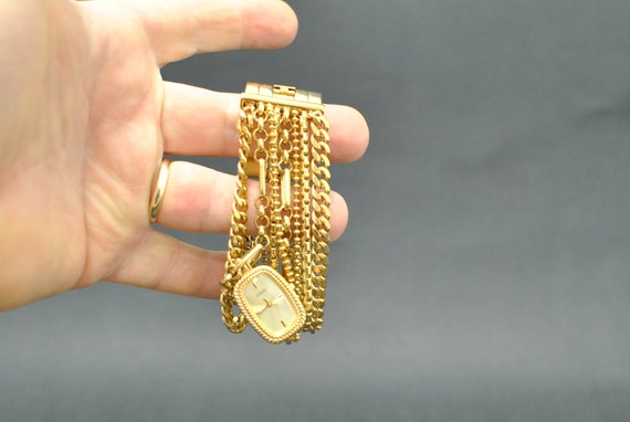Vintage Guess bracelet wrist watch , women's jewe… - image 4