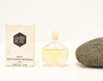 Vintage Ombre Rose Jean Charles Brousseau miniature fragrance bottle rare discontinued collectible
