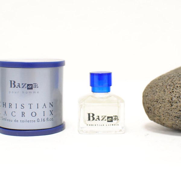 Vintage Bazar Christian Lacroix miniature fragrance bottle , rare , discontinued , collectible ............