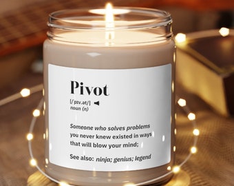 Pivot, Scented Candles, Candle Gift Box, Candle Gift Set, Christmas Gift, Candle Gift, Handmade, Giftset, Scented Soy Candle, 9oz