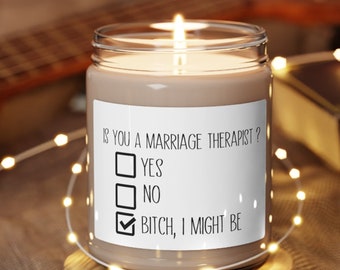 therapist gift, marriage therapist, gift for therapist, Gift for her, therapist, therapist candle,Scented Soy Candle, 9oz
