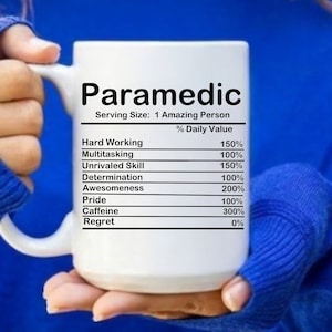 Paramedic Gift, Paramedic Mug, Paramedic, Gift for Paramedic, Paramedic Gifts, Paramedic Cup, EMT
