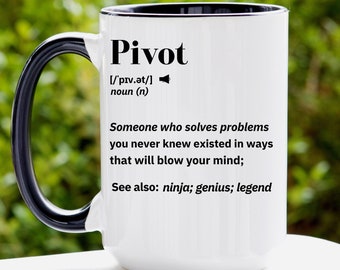 Tasse d’amis, Pivot, tasse PIVOT, tasse à café d’amis, amis, tasse à café, amis pivots, cadeau pour elle
