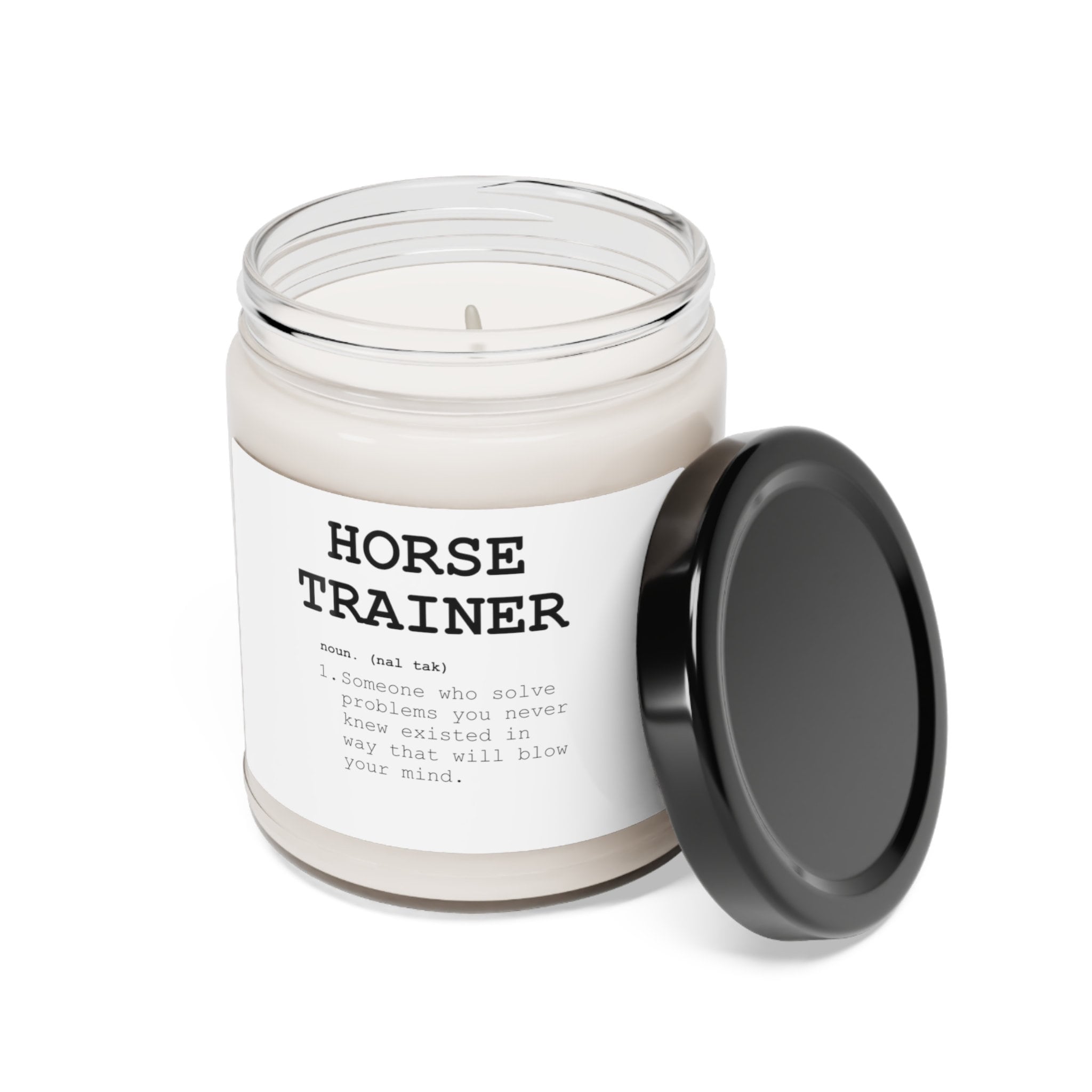 Equestrian Gift, Horse Trainer Gift, Horse Trainer Candle, Gift for Horse Lover, Horse Trainer