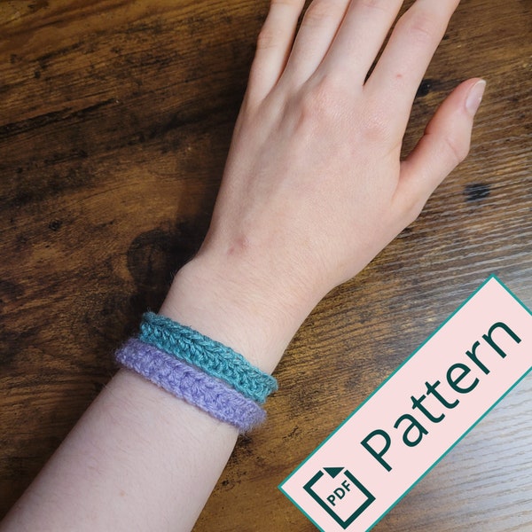 Simple Bracelet  – PDF Crochet Pattern Download