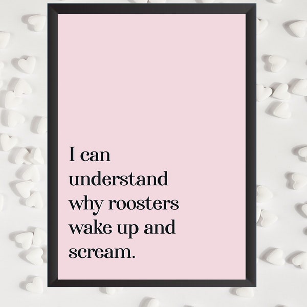 Funny Quote Prints Etsy UK