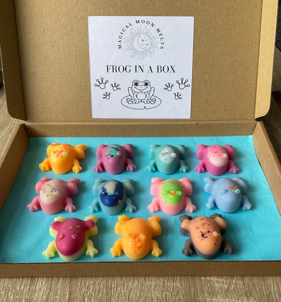 11 Wax Frogs In A Box. Quality Guaranteed. Highly Scented, Long Lasting, Fully Loaded With Fragrance. Suitable For All Wax Burners & Melters
