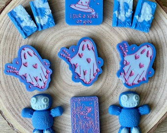 Blueberry Slush Wax Melts. Sweet Fruity Apple Bubblegum Peach Vanilla Refreshing Cool. Handmade Long Lasting & Scent Loaded, Home Fragrance