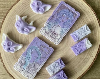 Moonlit Lavender Citrus Wax Melts – Fresh Floral Lemon Spa Aroma