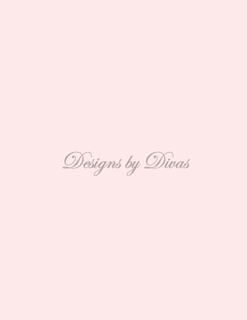 May include: A white background with the text "Designs by Divas" in a gray, cursive font.