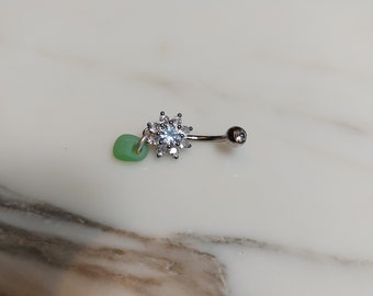 Seaglass, navelstrengen van chirurgisch staal.