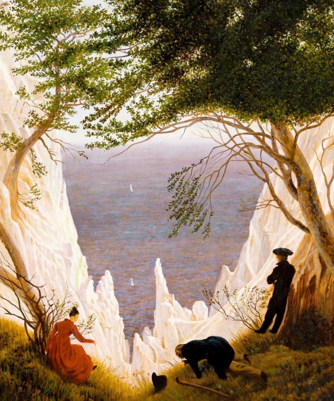Caspar David Friedrich Chalk Cliffs on Rügen C99324 50 X 60 Etsy