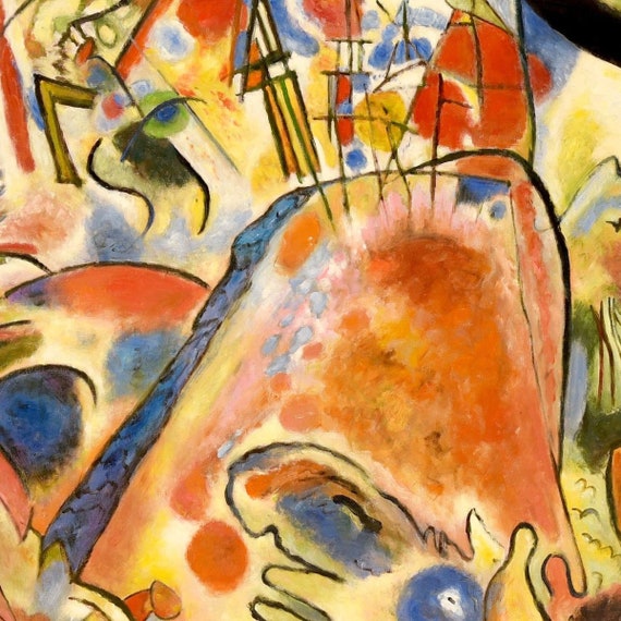 Wassily Kandinsky - Little Joys M99344 120 X 120 Cm Exquisite