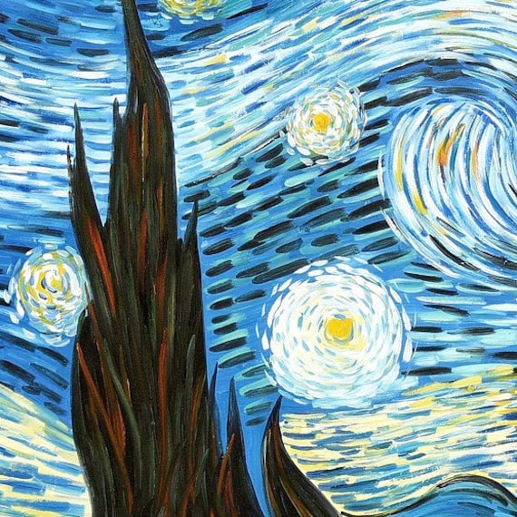 Vincent Van Gogh - Starry Night P99041 120 X 180 Cm