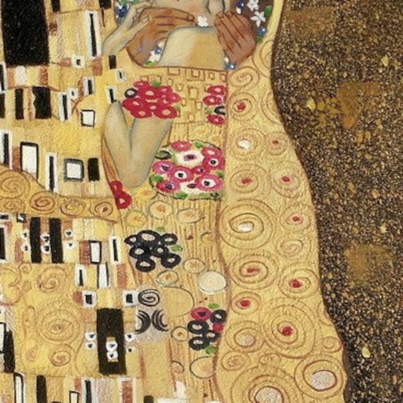Gustav Klimt - the Kiss X75642 34 X 44 Cm Art Nouveau Oil Painting