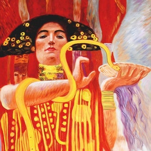 Gustav Klimt - Medicine d99153 60 x 90 cm impressive painting hand-painted