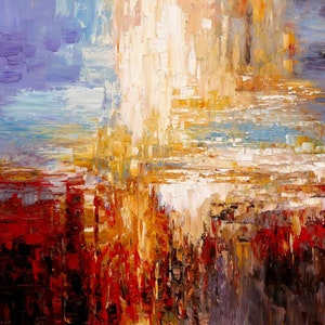 Abstrakt - medicus crucis i97473 80x110cm Ölbild handgemalt